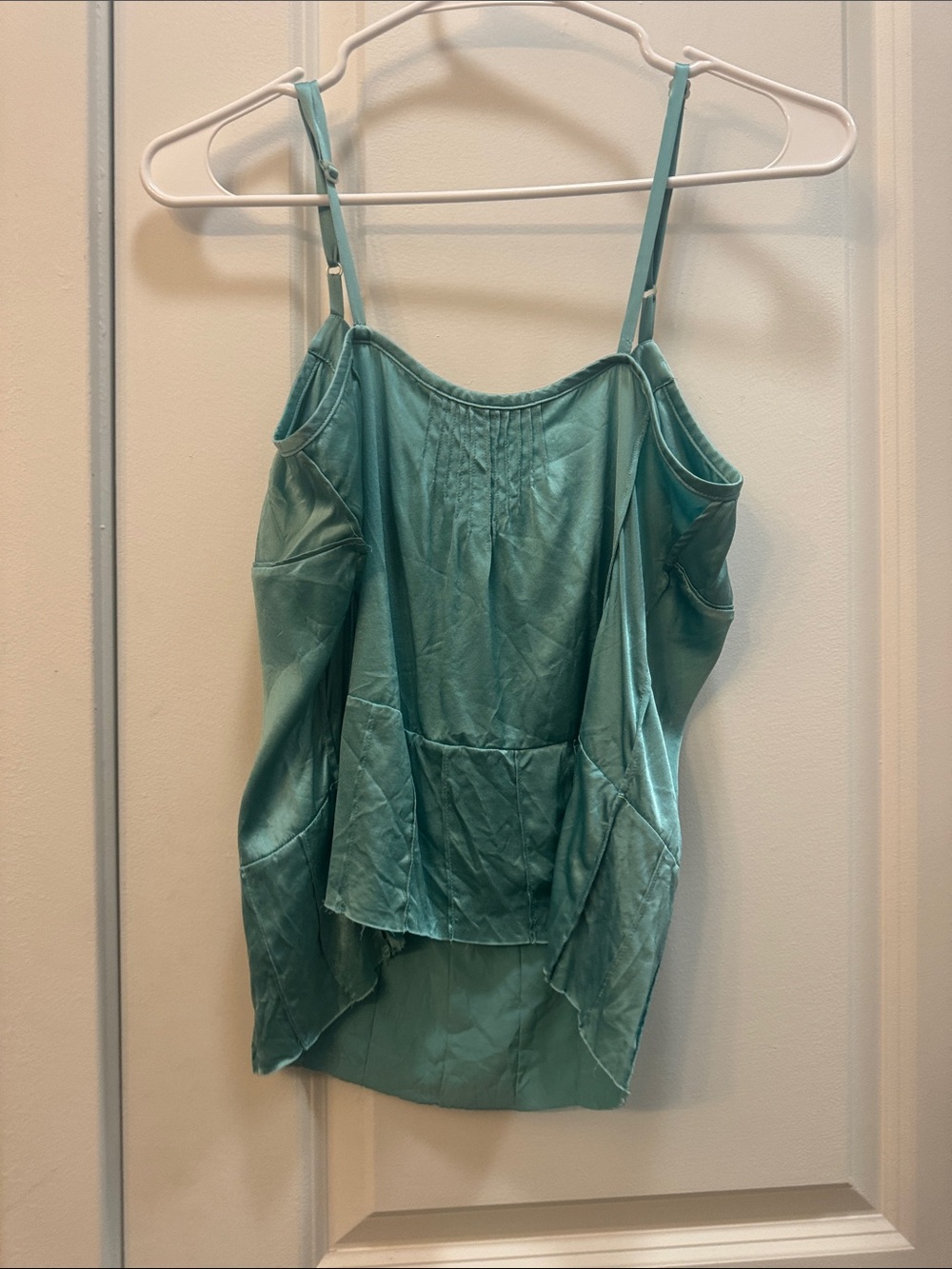 Marc Jacobs Teal blue silk Button-Front Camisole - Picture 4 of 4